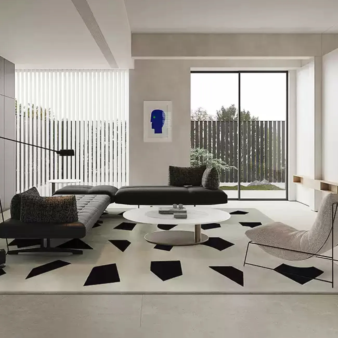 Дизайнерский ковёр ART Design из шерсти KV39284-32