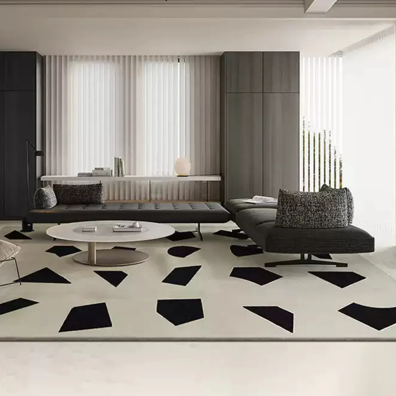 Дизайнерский ковёр ART Design из шерсти KV39284-32