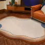 Тёплый ковёр ART Design из шерсти KV39285-32