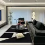 Геометричный ковёр ART Design из шерсти KV39288-32