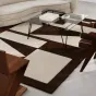 Геометричный ковёр ART Design из шерсти KV39288-32