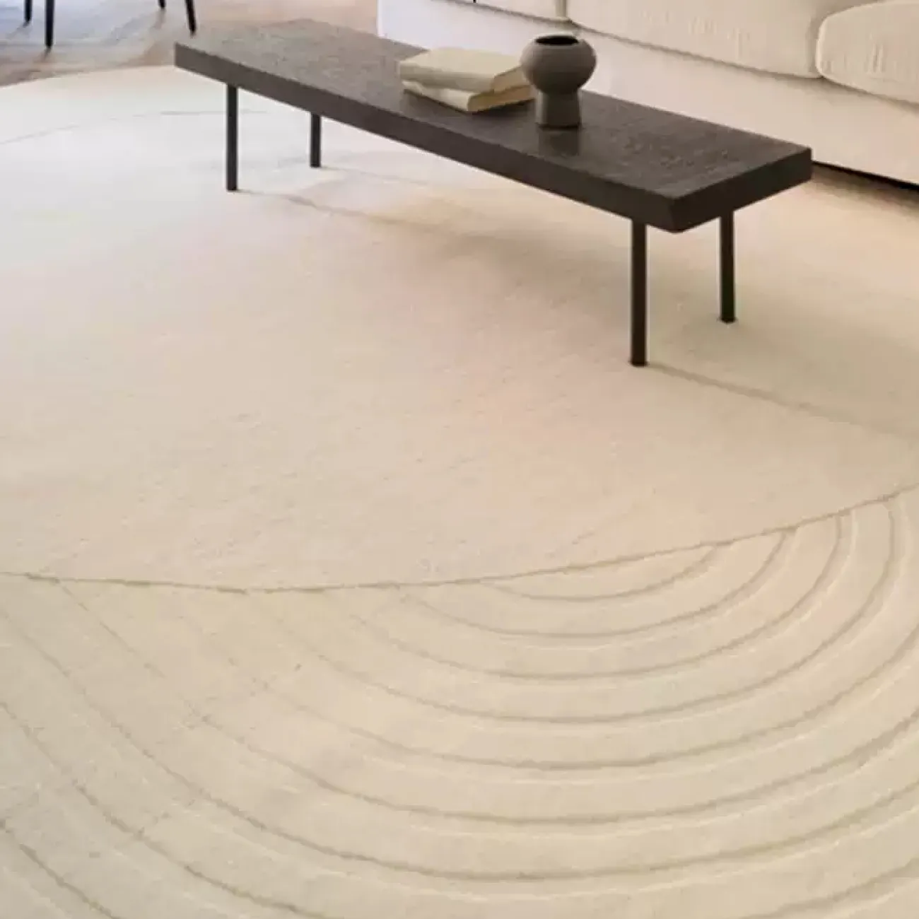 Однотонный ковёр ART Design из шерсти KV39289-32