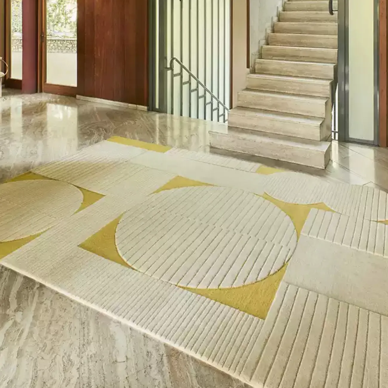 Тёплый ковёр ART Design из шерсти KV39291-32