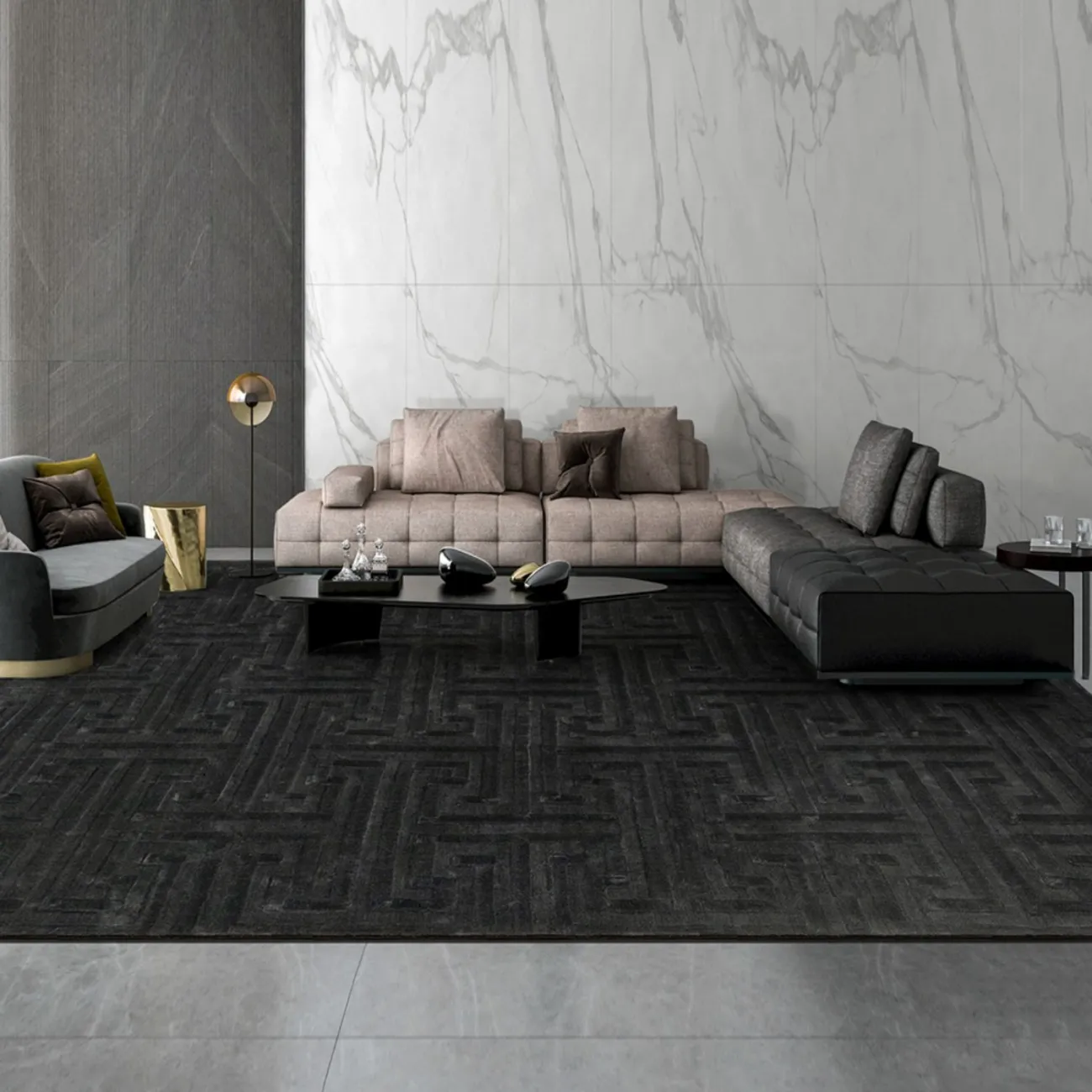 Практичный ковёр ART Design из лиоцеллы KV39293-32