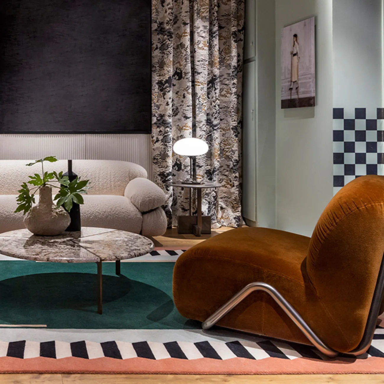 Оригинальный ковёр ART Design из шерсти KV39299-32