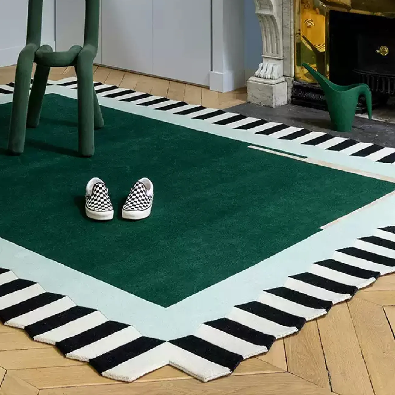 Оригинальный ковёр ART Design из шерсти KV39299-32