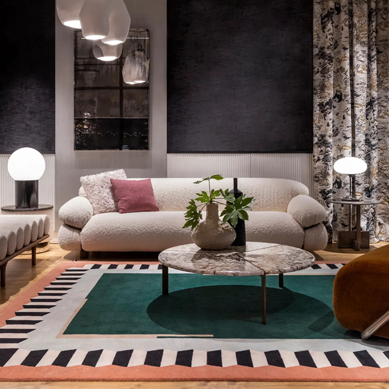 Оригинальный ковёр ART Design из шерсти KV39299-32