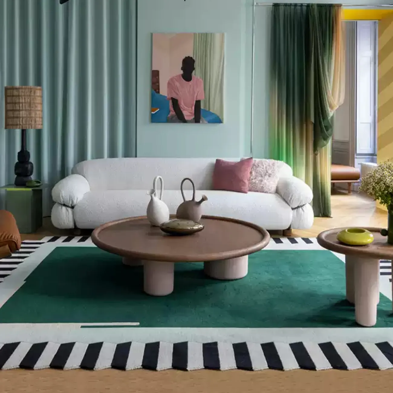 Оригинальный ковёр ART Design из шерсти KV39299-32