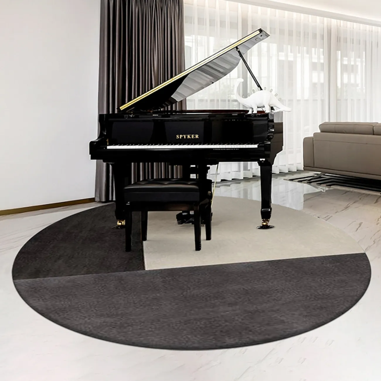 Практичный ковёр ART Design из шерсти KV39300-32