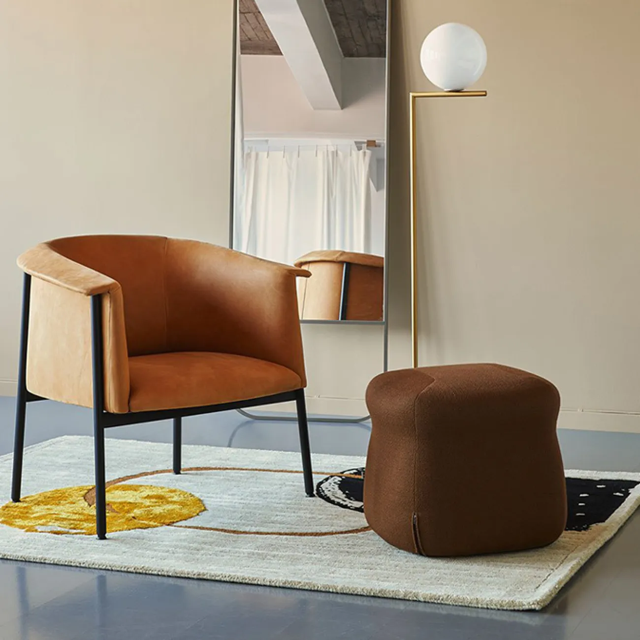 Авангардный ковёр ART Design из шерсти KV39301-32