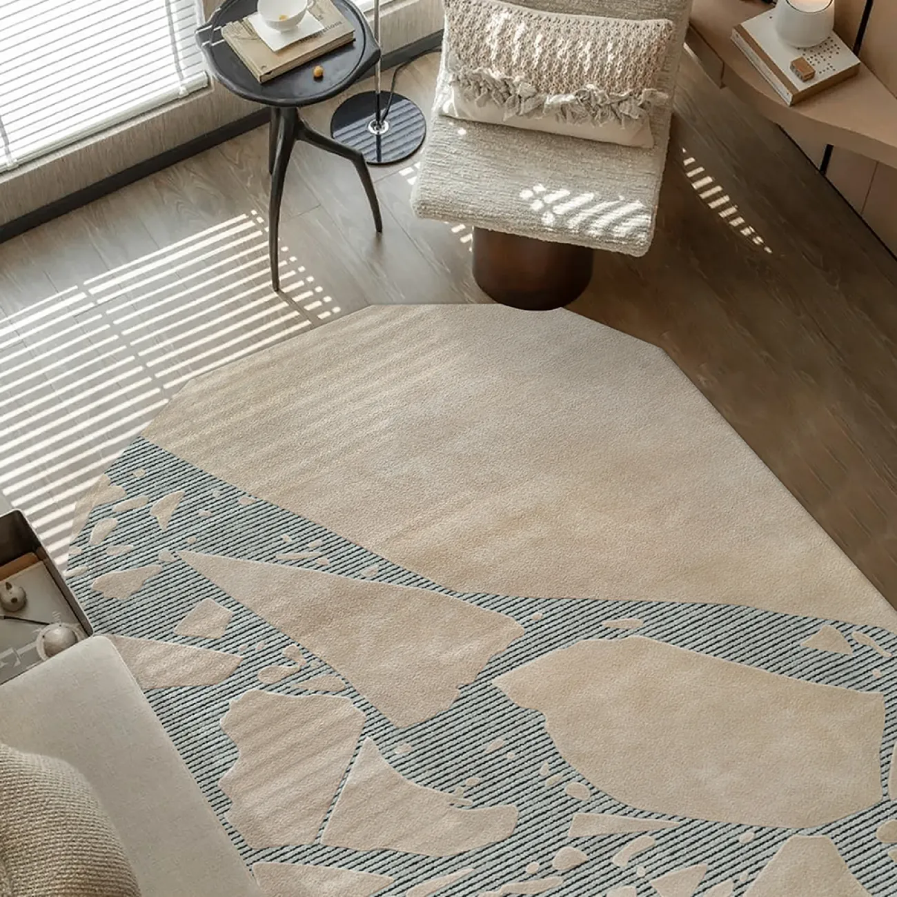 Оригинальный ковёр ART Design из шерсти KV39304-32