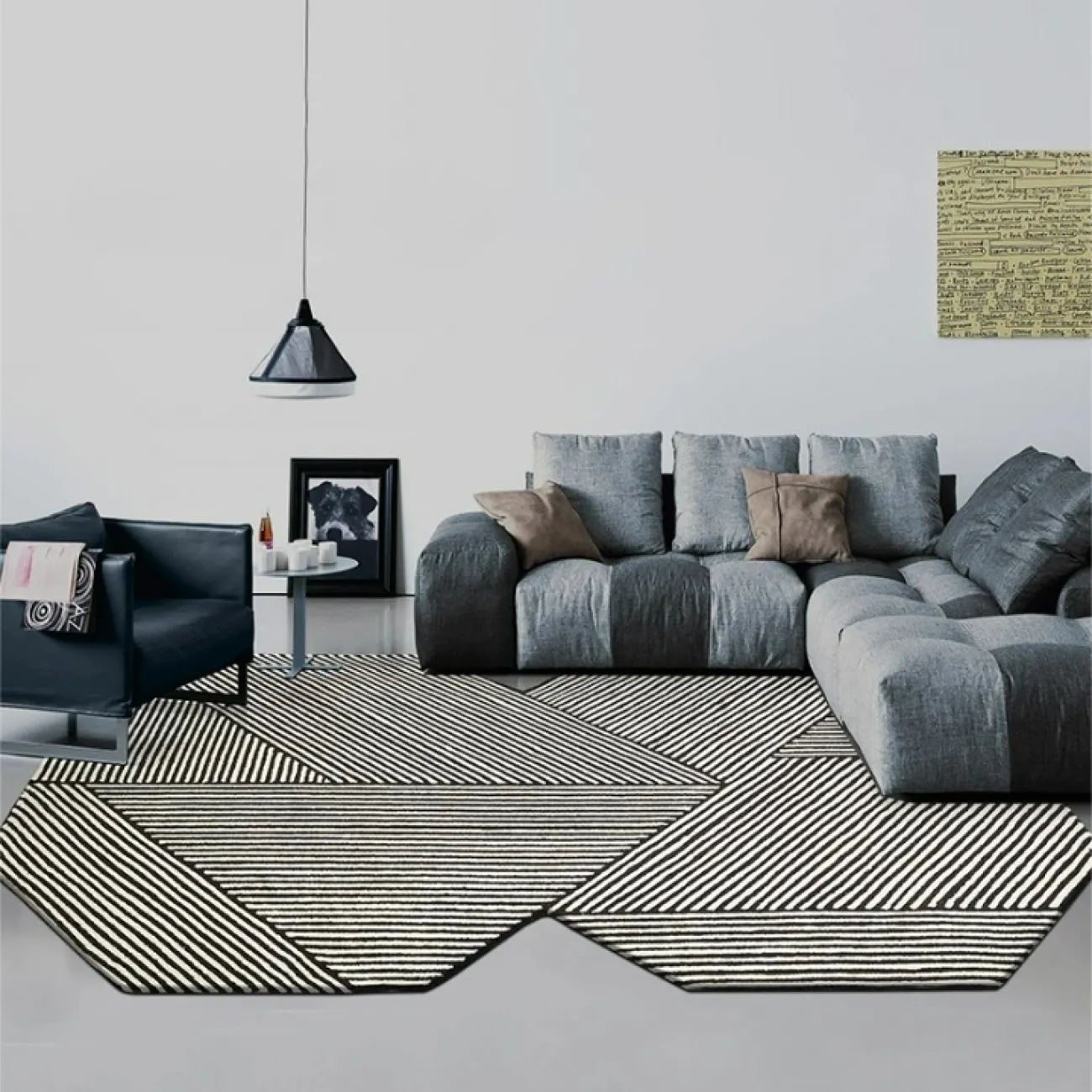 Дизайнерский ковёр ART Design из шерсти KV39306-32