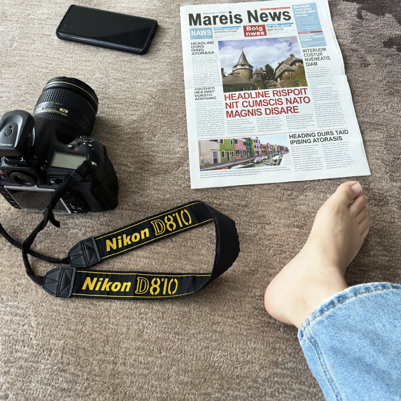 Практичный ковёр ART Design из шерсти KV39308-32