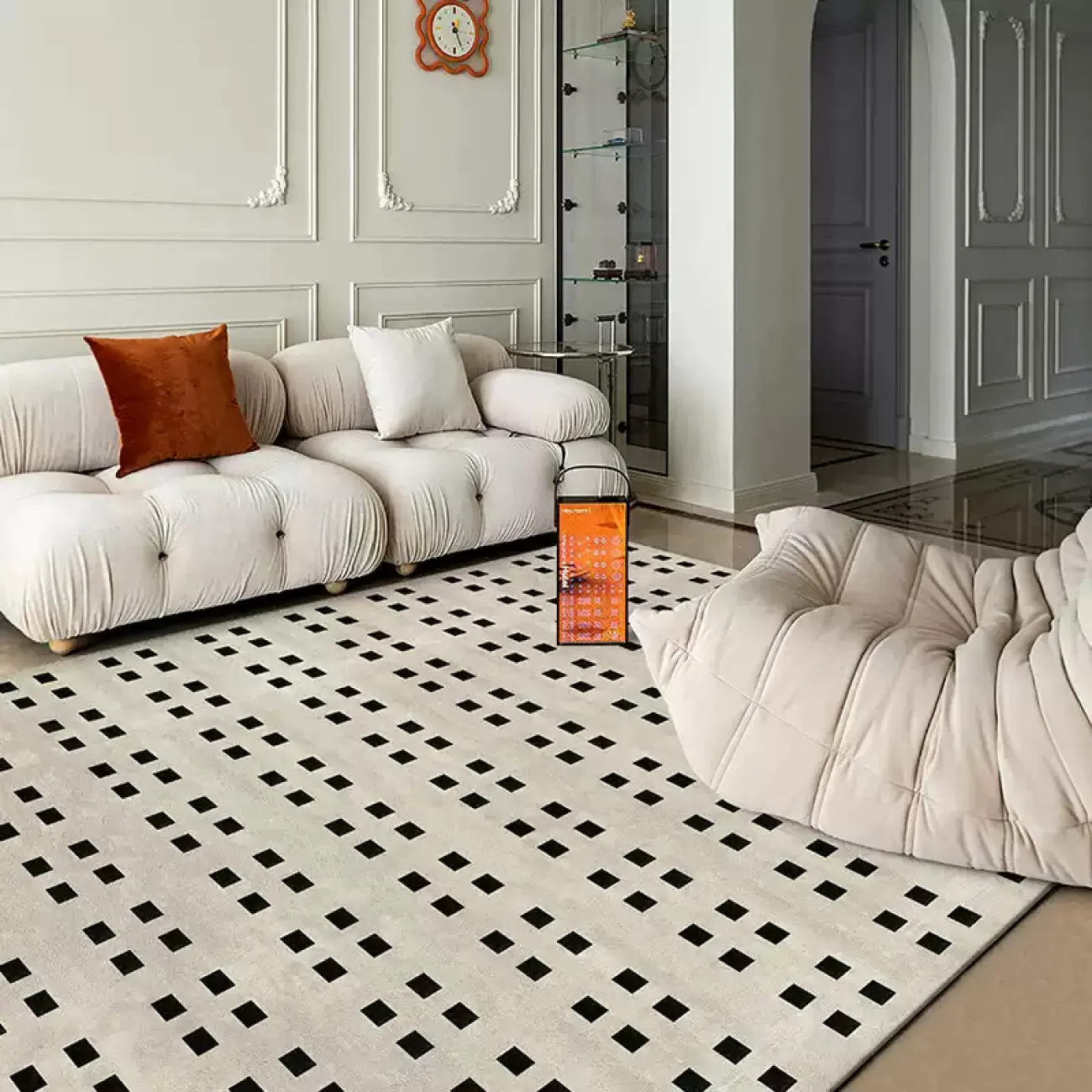 Практичный ковёр ART Design из шерсти KV39310-32