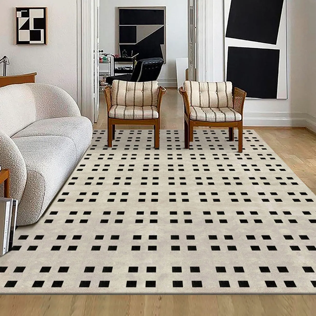 Практичный ковёр ART Design из шерсти KV39310-32