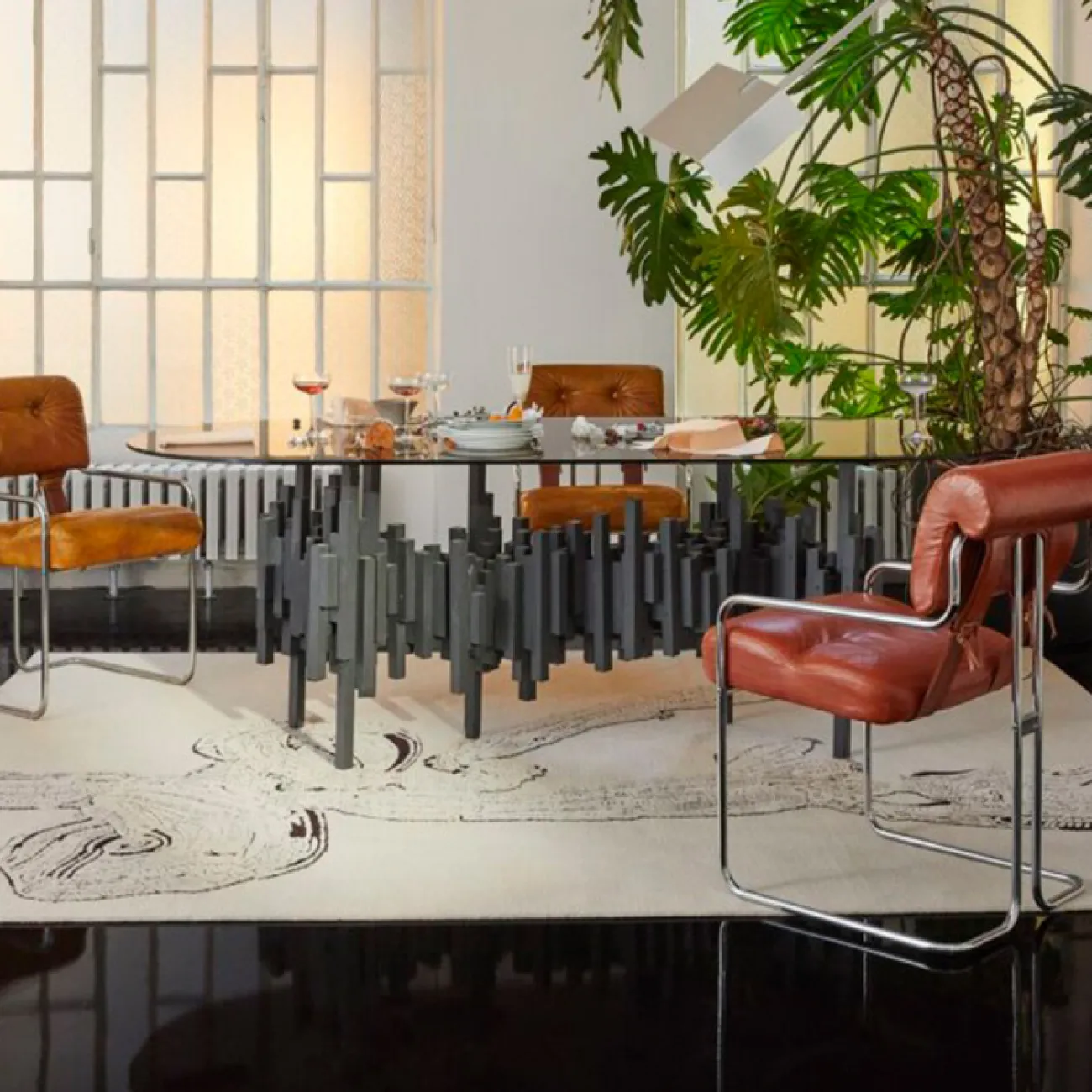 Оригинальный ковёр ART Design из шерсти KV39311-32