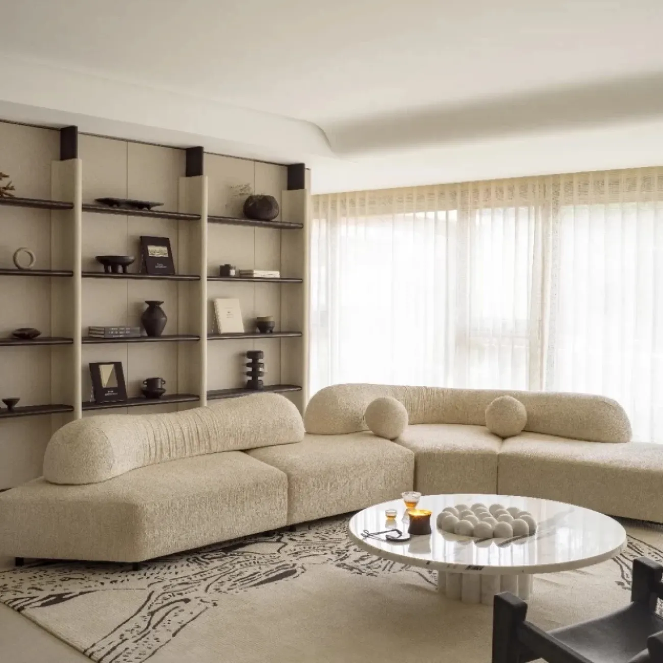 Оригинальный ковёр ART Design из шерсти KV39311-32