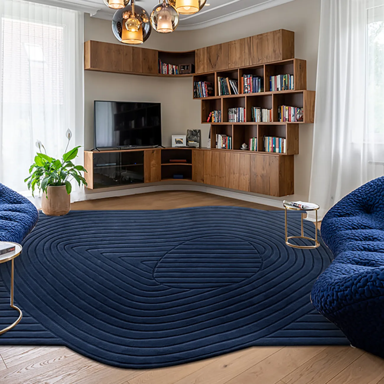 Оригинальный ковёр ART Design из шерсти KV39312-32