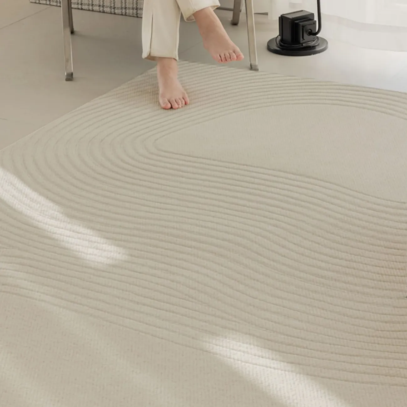 Однотонный ковёр ART Design из шерсти KV39313-32