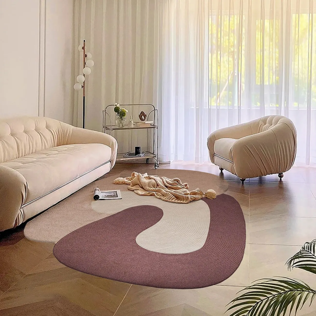 Оригинальный ковёр ART Design из шерсти KV39315-32