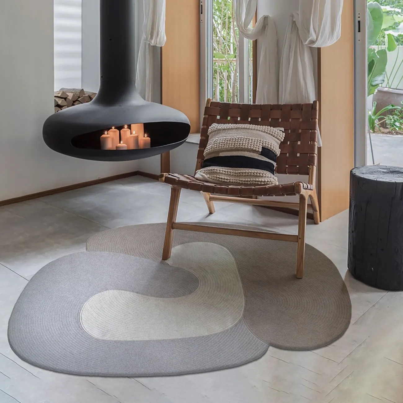 Оригинальный ковёр ART Design из шерсти KV39315-32