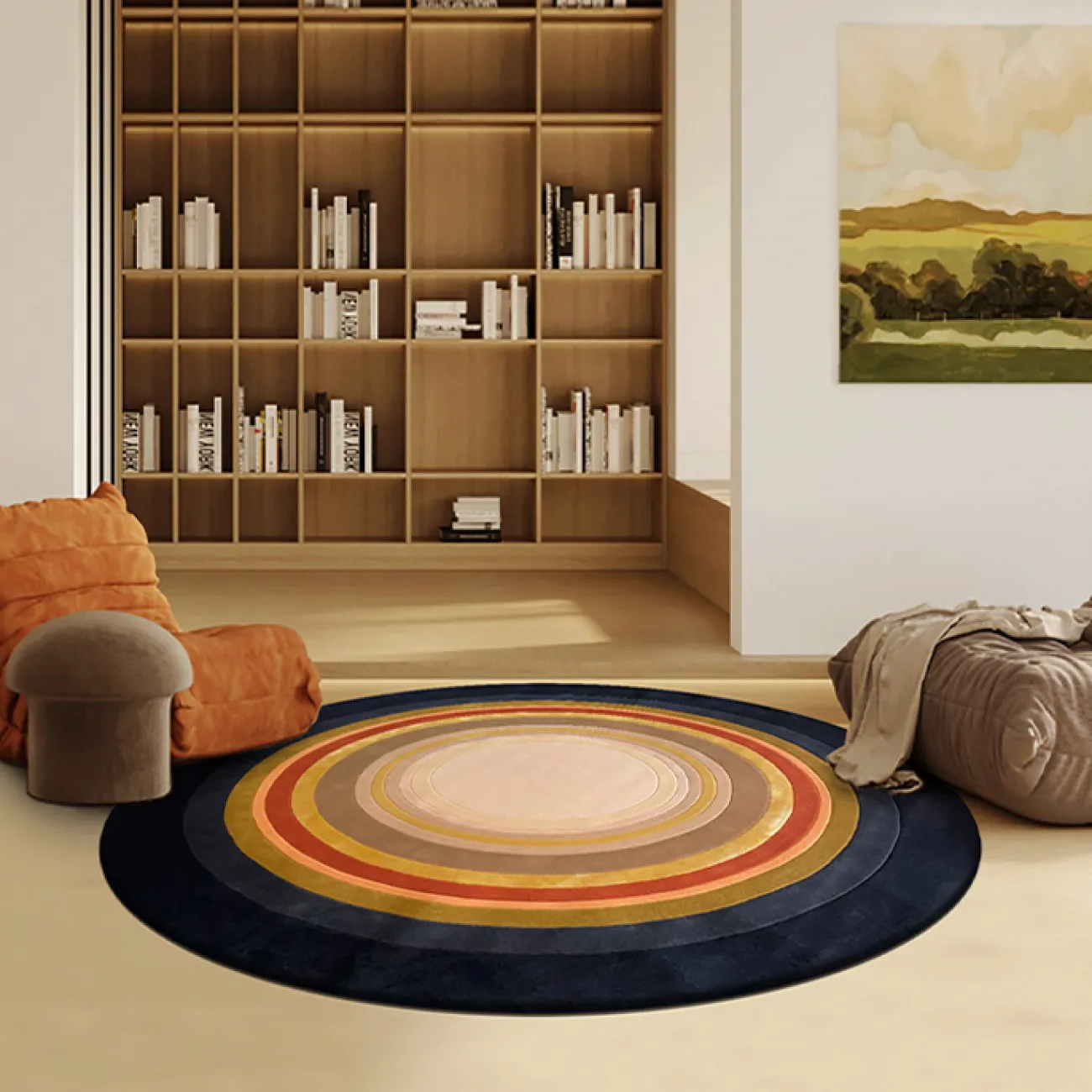 Практичный ковёр ART Design из шерсти KV39317-32