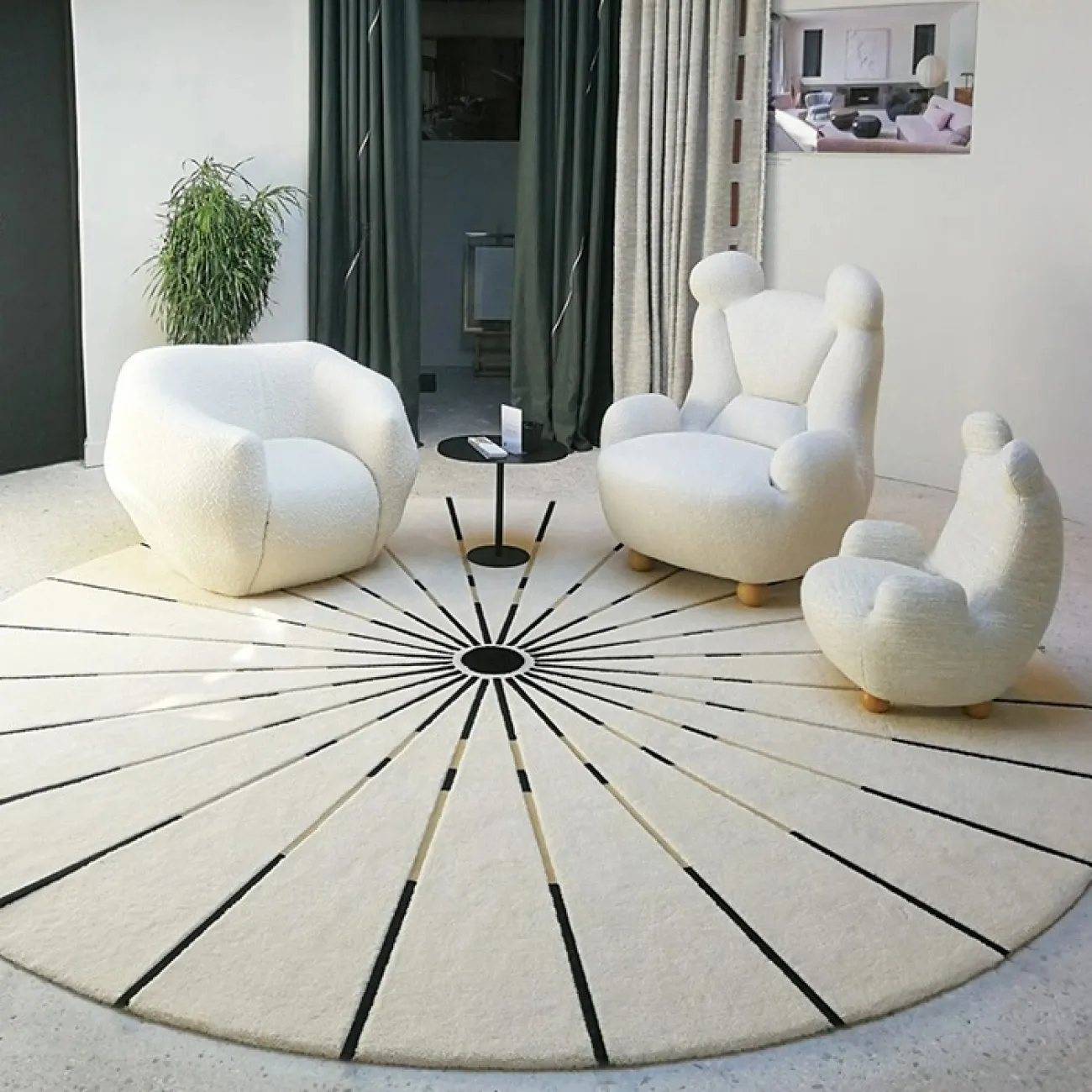Практичный ковёр ART Design из шерсти KV39318-32