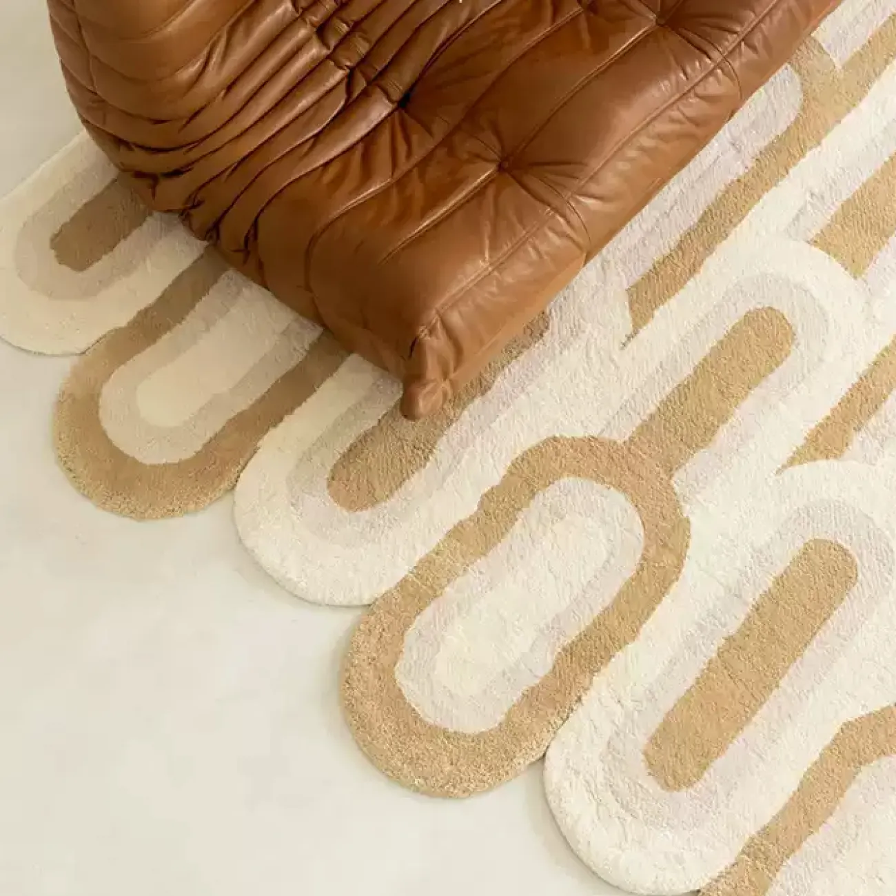 Практичный ковёр ART Design из шерсти KV39319-32