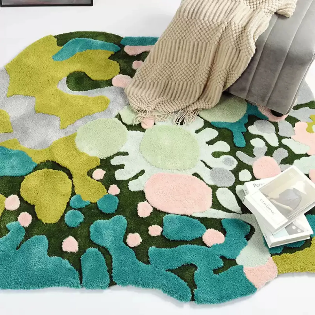 Яркий ковёр ART Design из полиэстера KV39322-32