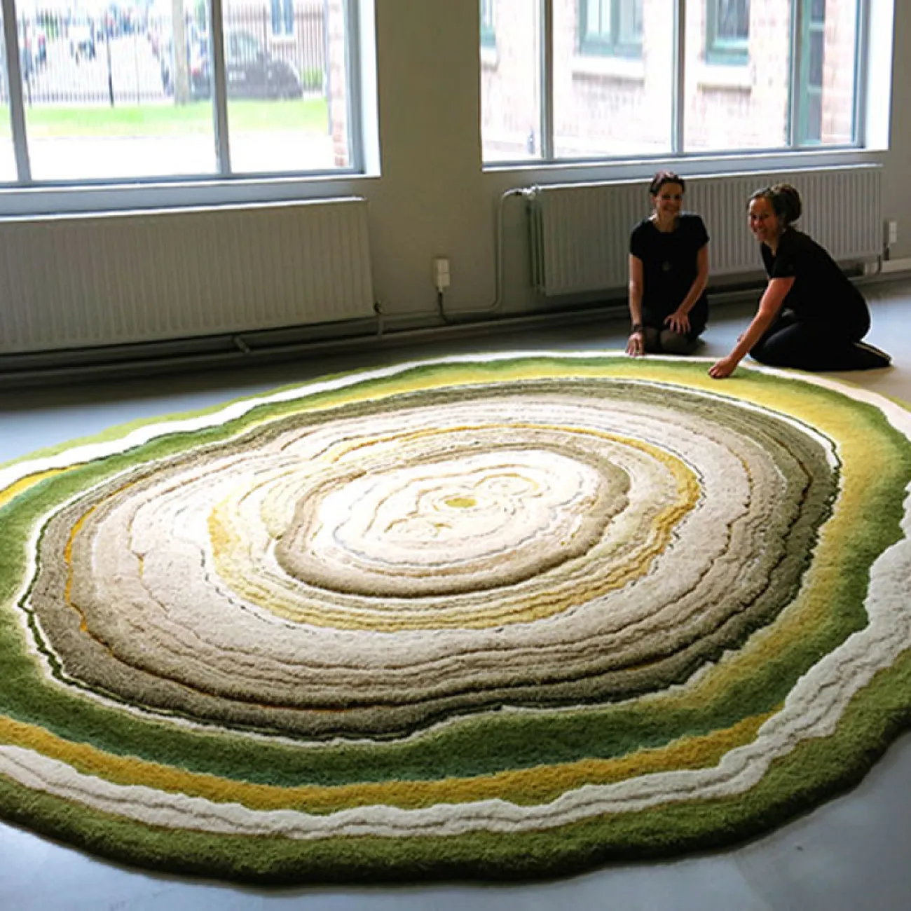 Оригинальный ковёр ART Design из шерсти KV39323-32