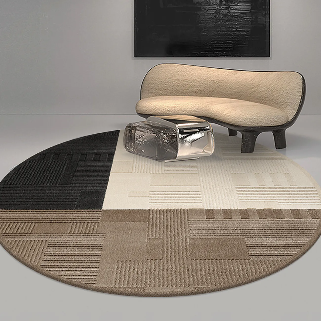 Практичный ковёр ART Design из шерсти KV39325-32