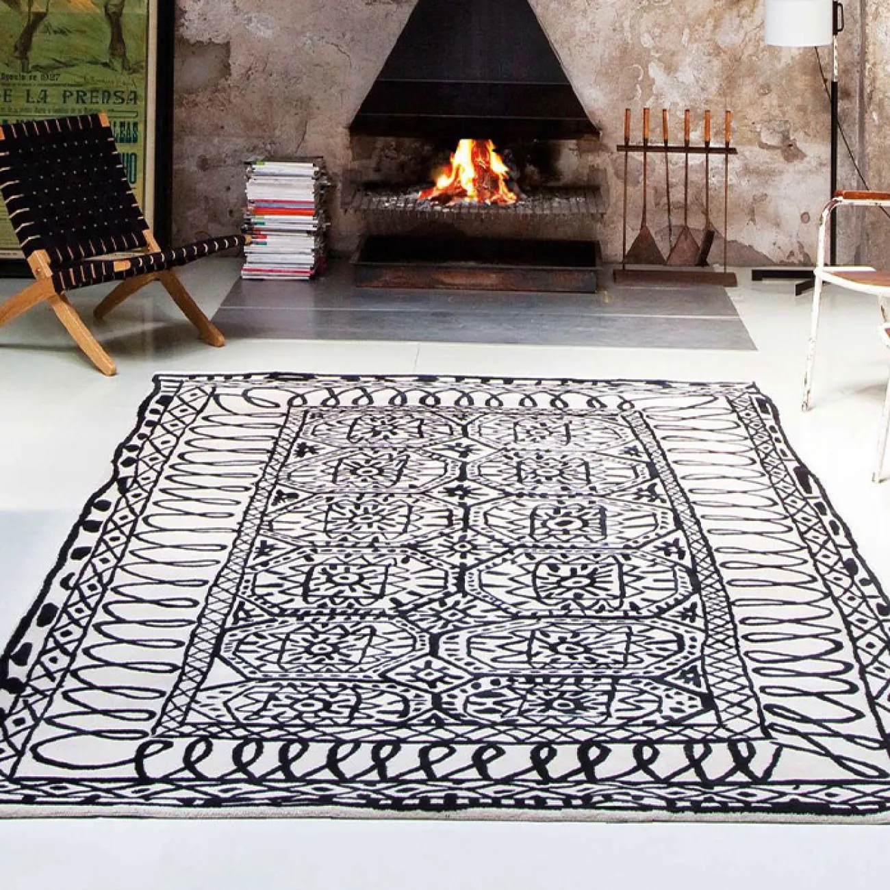 Оригинальный ковёр ART Design из шерсти KV39326-32