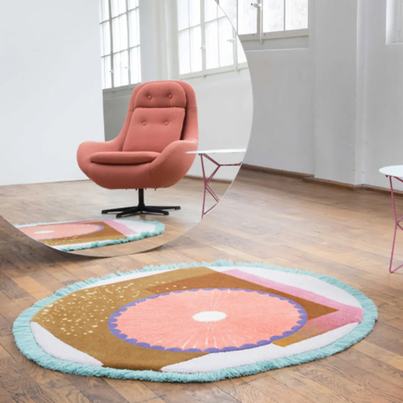 Дизайнерский ковёр ART Design из шерсти KV39328-32