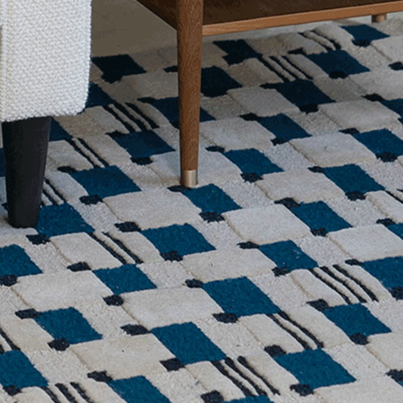 Практичный ковёр ART Design из шерсти KV39331-32