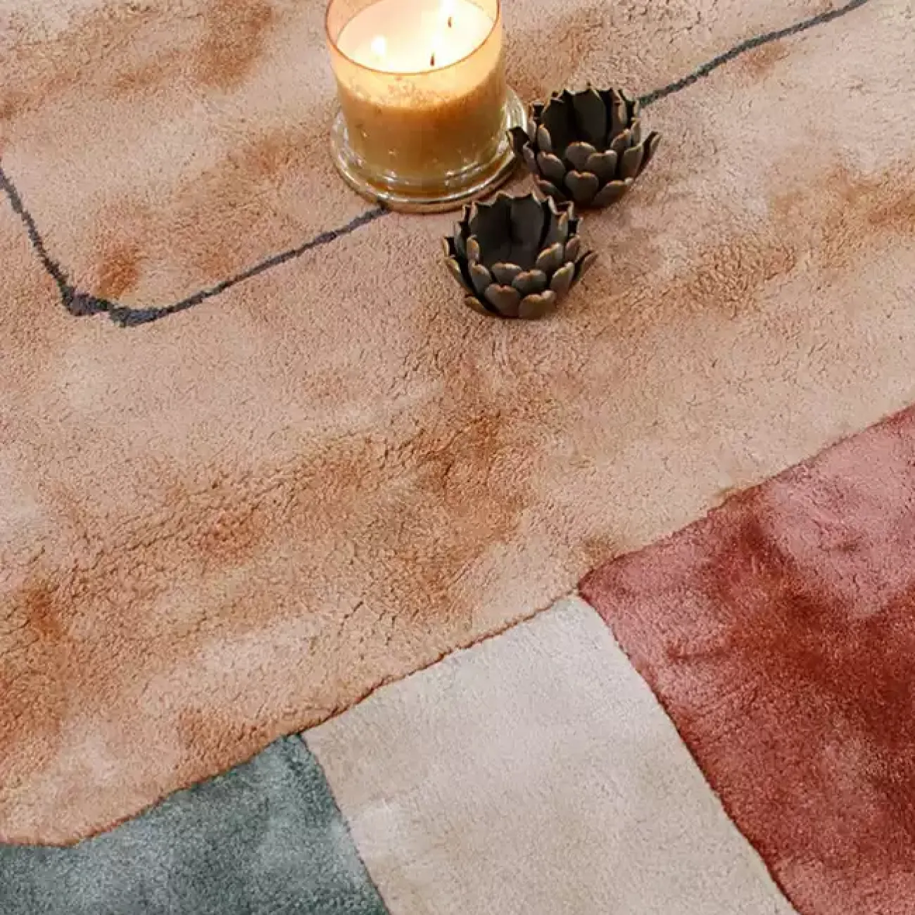 Практичный ковёр ART Design из лиоцеллы KV39334-32