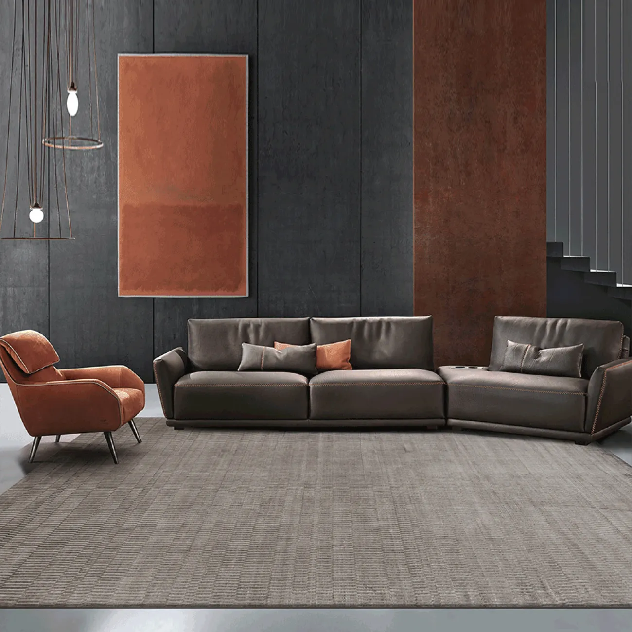 Однотонный ковёр ART Design из лиоцеллы KV39335-32 Однотонный ковёр ART Design из лиоцеллы KV39335-32