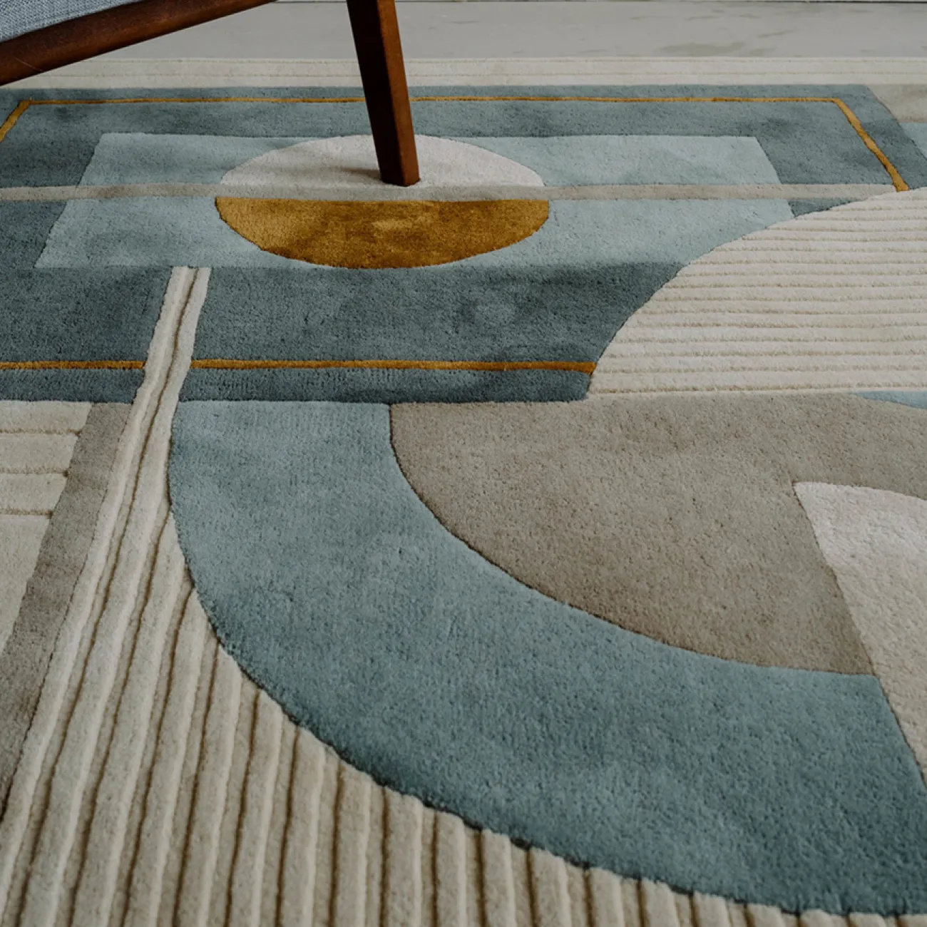 Стильный ковёр ART Design из шерсти KV39336-32