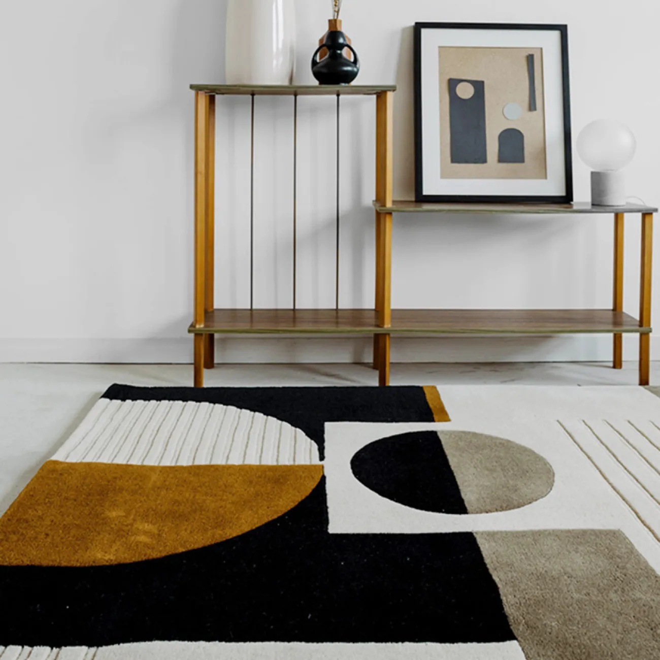 Стильный ковёр ART Design из шерсти KV39336-32