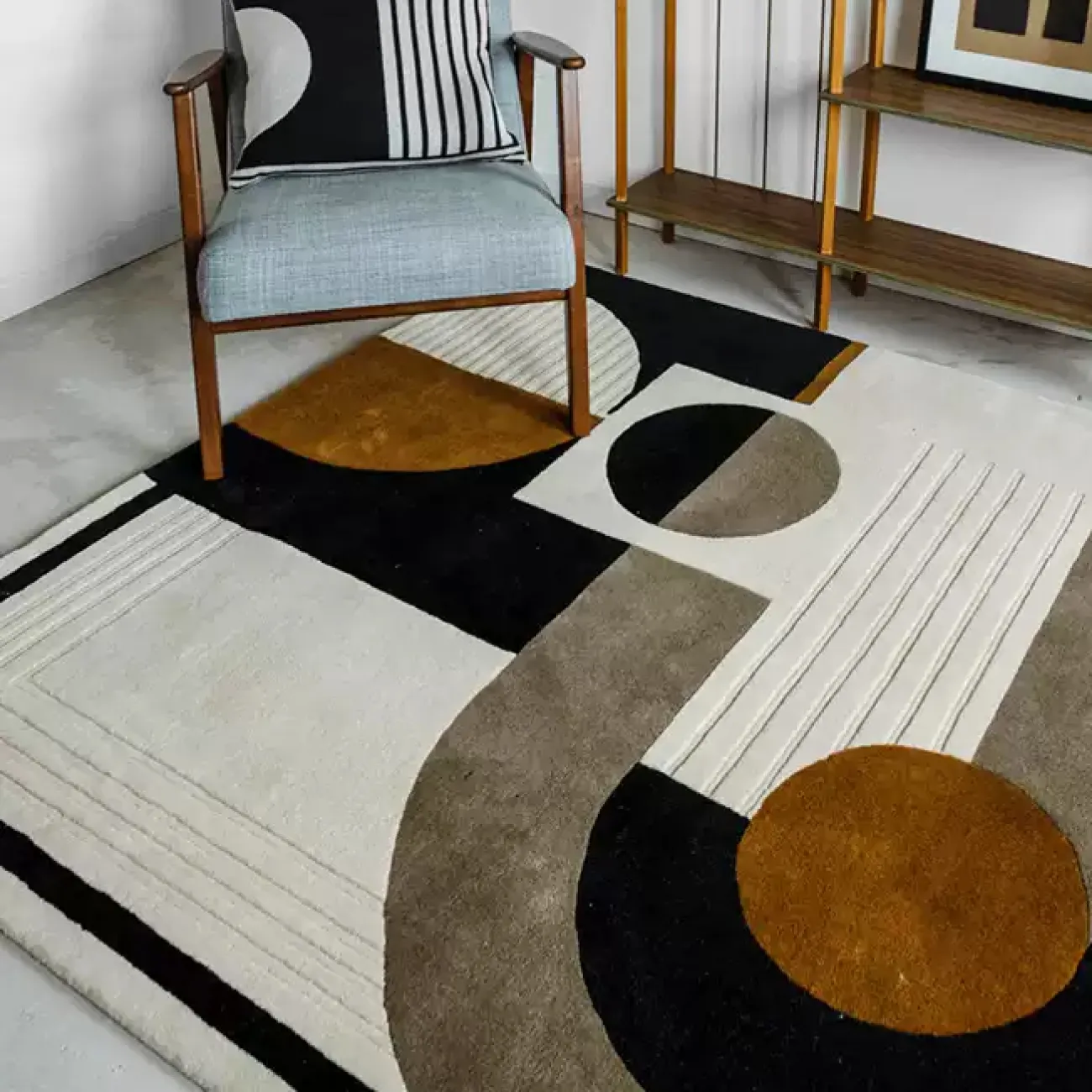 Стильный ковёр ART Design из шерсти KV39336-32