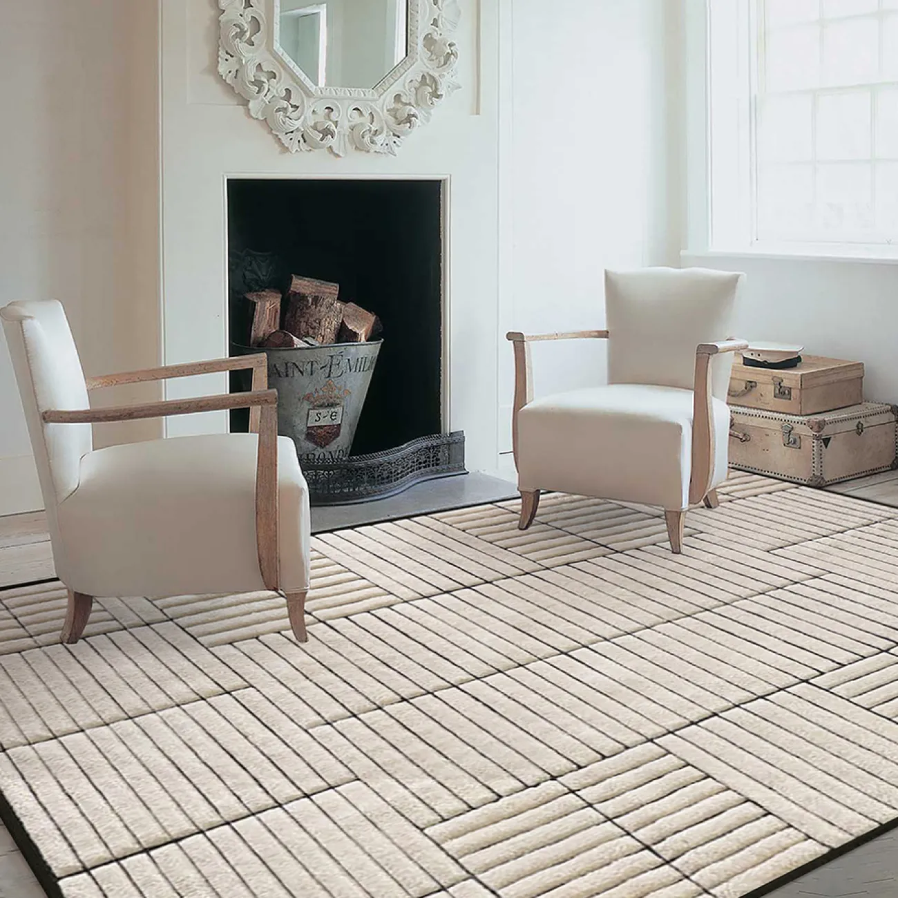 Оригинальный ковёр ART Design из шерсти KV39337-32