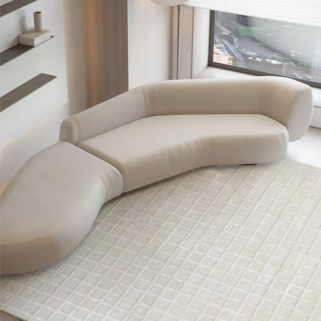 Практичный ковёр ART Design из шерсти KV39341-32