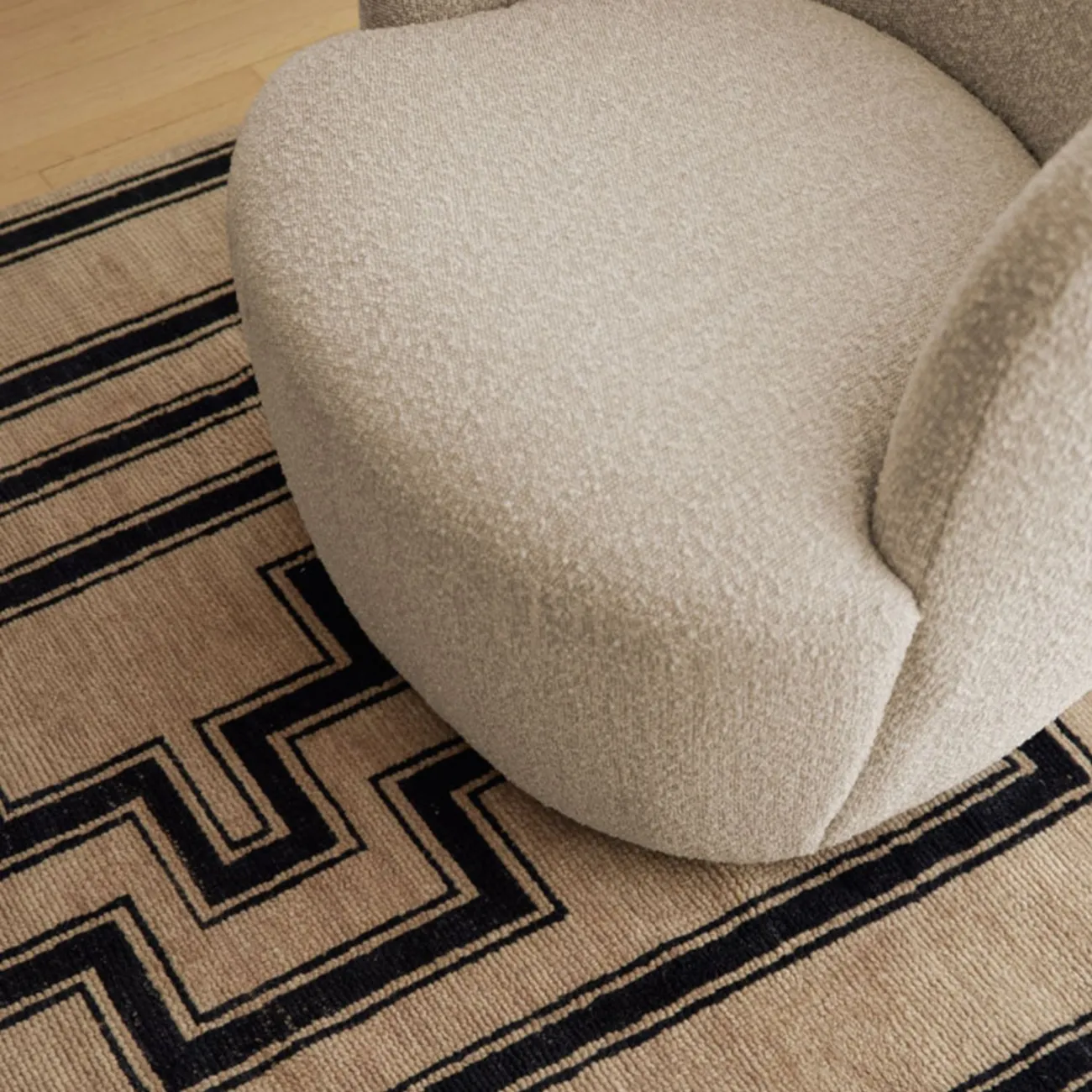 Практичный ковёр ART Design из шерсти KV39343-32