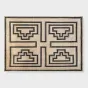 Практичный ковёр ART Design из шерсти KV39343-32