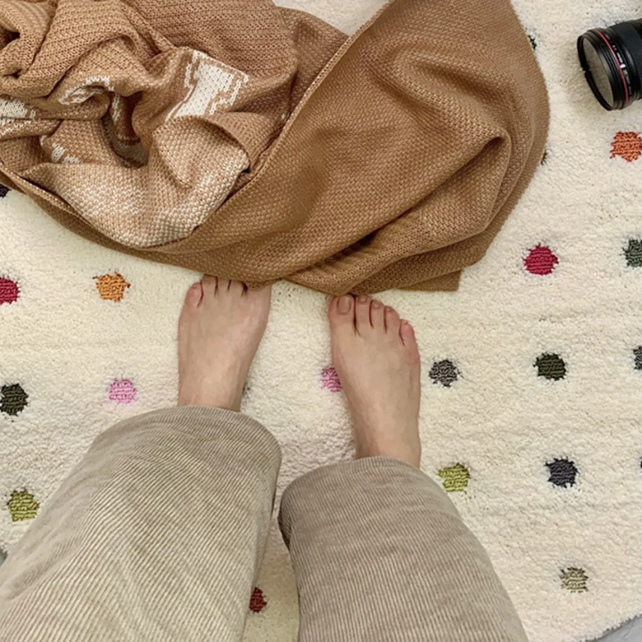 Мягкий ковёр ART Design из полиэстера KV39344-32