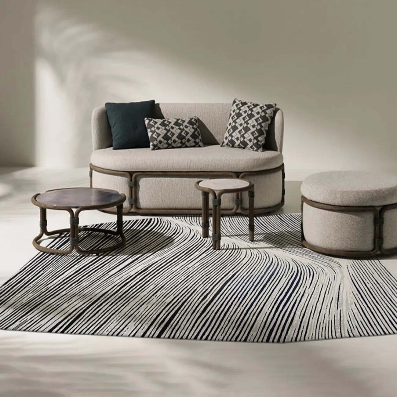 Оригинальный ковёр ART Design из шерсти KV39346-32