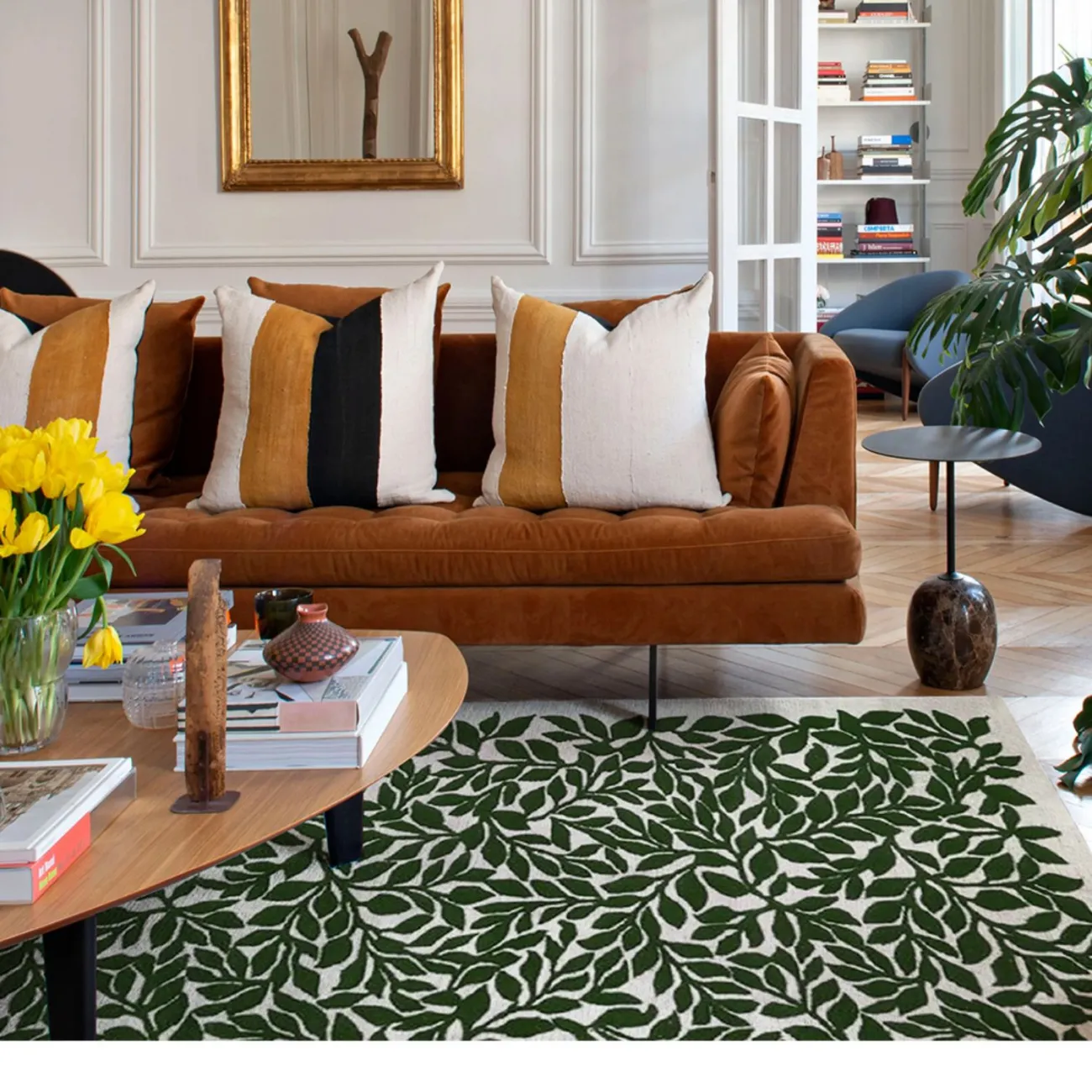 Дизайнерский ковёр ART Design из шерсти KV39347-32