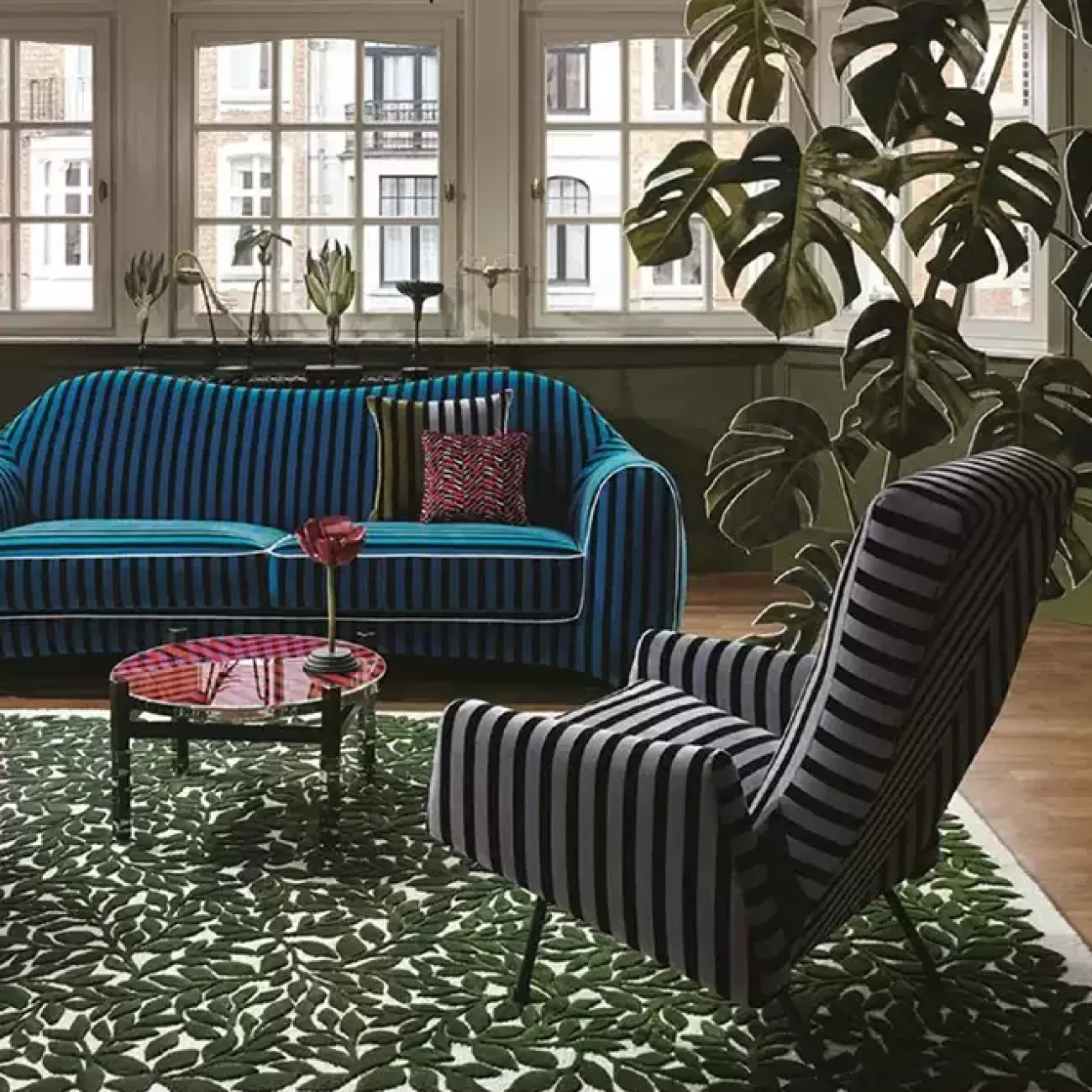 Дизайнерский ковёр ART Design из шерсти KV39347-32