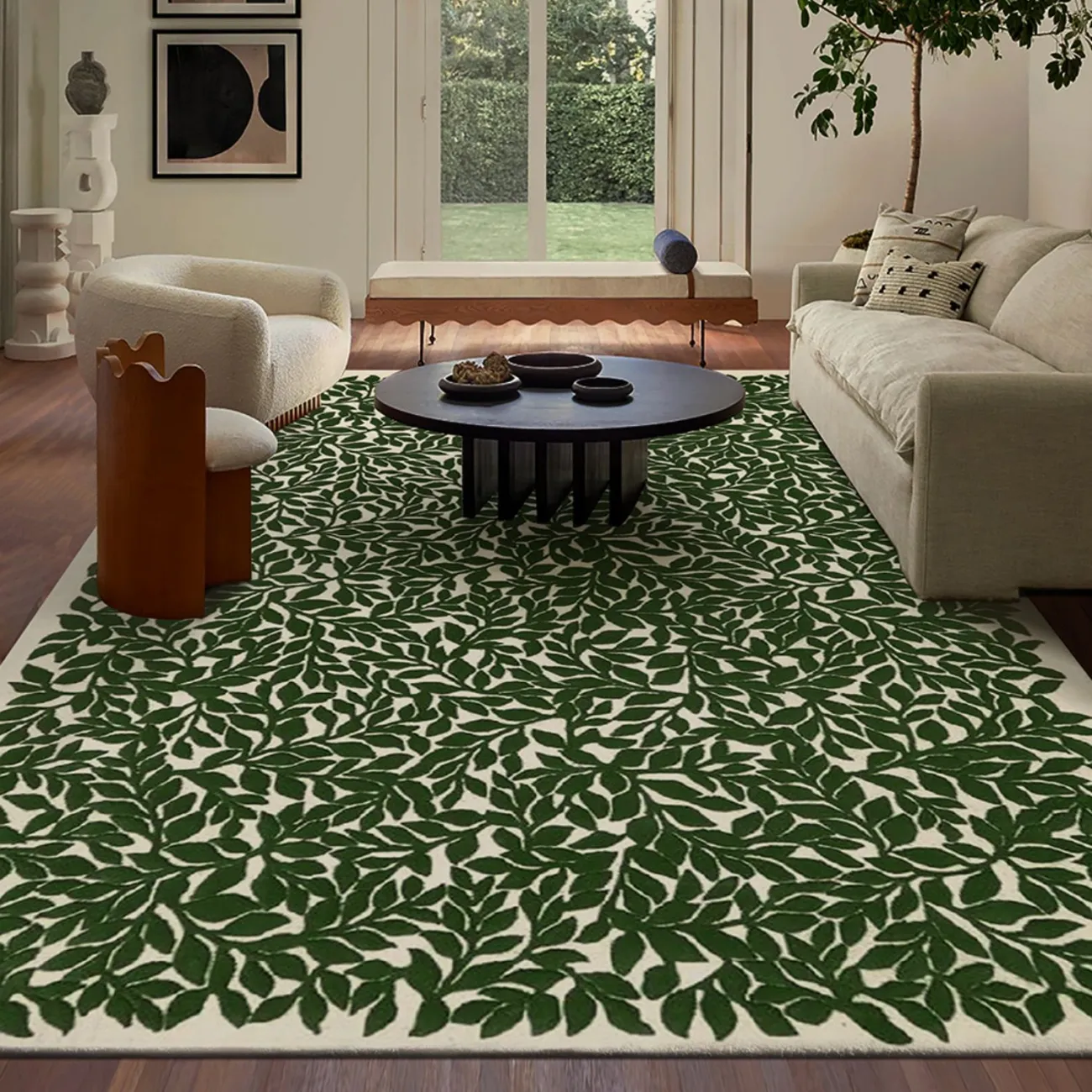 Дизайнерский ковёр ART Design из шерсти KV39347-32