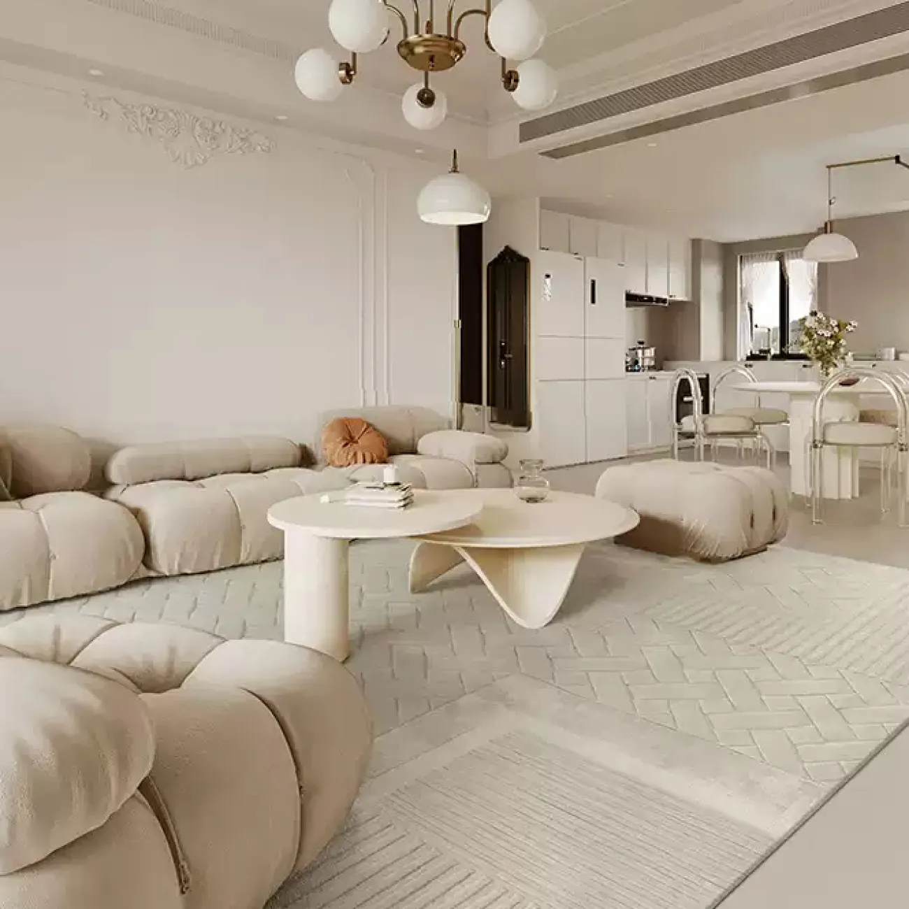 Практичный ковёр ART Design из шерсти KV39349-32