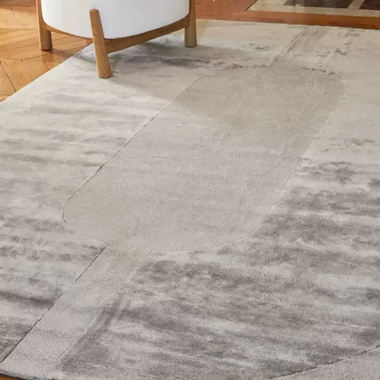 Практичный ковёр ART Design из шерсти KV39350-32